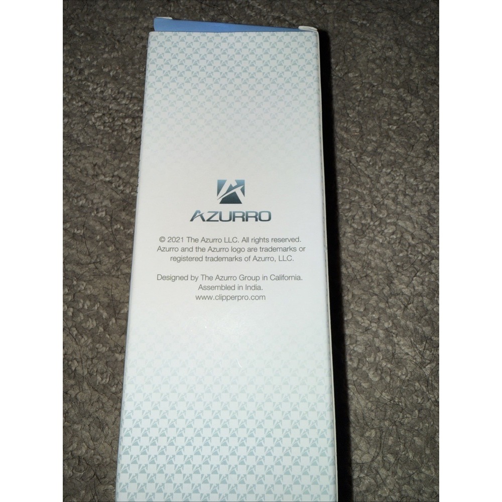 Azurro CLIPPERPRO 2.0 Nail Clipper w/ Swivel Head and Lock Blue - Picture 3 of 5